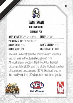 2011 Select AFL Champions #38 Dane Swan Back